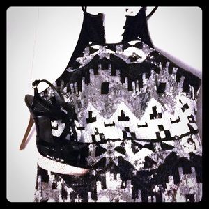 NWT My Michelle Sequined Mini Dress